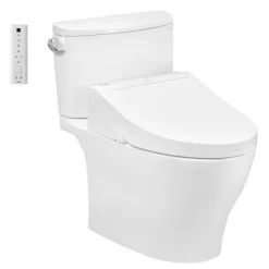 Bồn cầu TOTO CS767CRW15 2 khối nắp điện tử Washlet C5 TCF24460AAA giấu dây