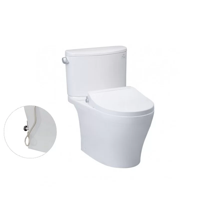 Bồn cầu TOTO CS767RE2 2 khối nắp rửa cơ TCW07S 10 Bồn cầu TOTO CS767RE2 2 khối nắp rửa cơ TCW07S