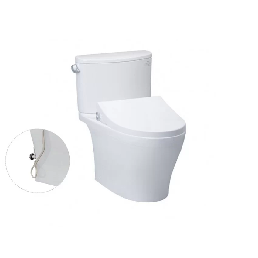 Bồn cầu TOTO CS767RE4 2 khối nắp rửa cơ TCW1211A 6 Bồn cầu TOTO CS767RE4 2 khối nắp rửa cơ TCW1211A
