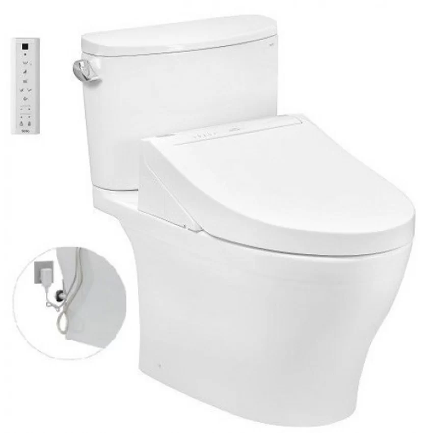 Hệ thống xả tiết kiệm nước TOTO Hệ thống xả của bồn cầu TOTO CS767RW14 - Washlet C5