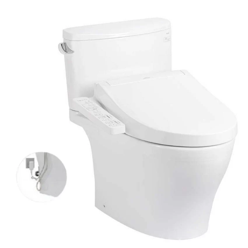 Bồn cầu TOTO CS767RW16 2 khối nắp điện tử Washlet C2 TCF23410AAA 6 Bồn cầu TOTO CS767RW16 2 khối nắp điện tử Washlet C2