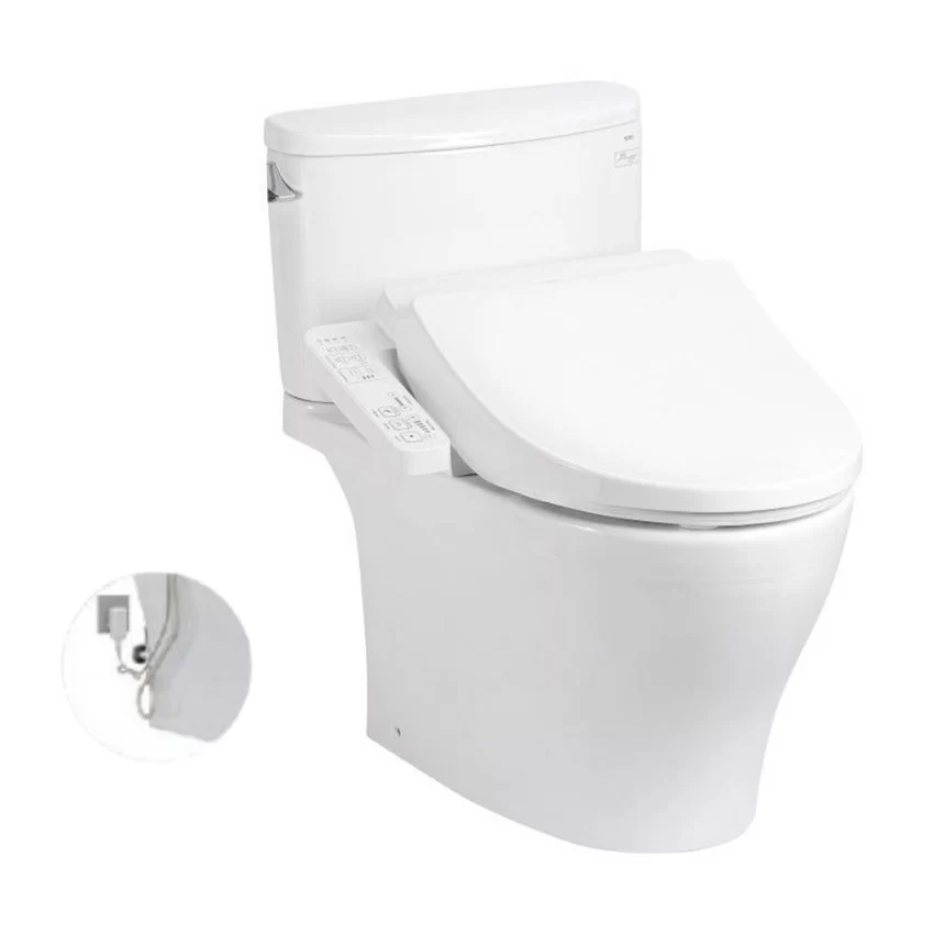 Bồn cầu TOTO CS767RW18 2 khối nắp điện tử TCF23710AAA Washlet C2 cơ bản 6 Bồn cầu TOTO CS767RW18 2 khối nắp điện tử TCF23710AAA Washlet C2 - SKU CS767RW18#XW