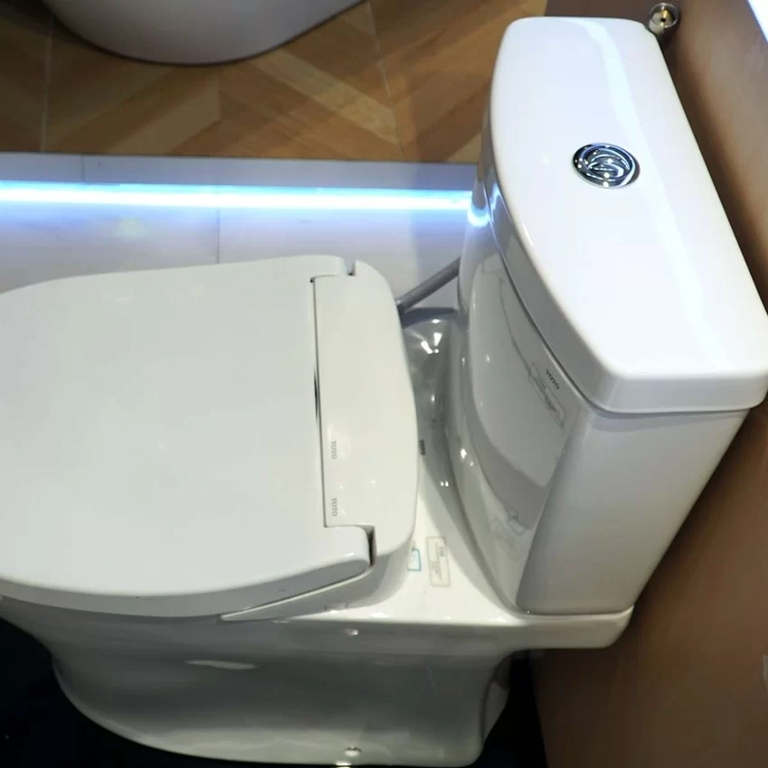 Bồn cầu TOTO CS769DRE2 2 khối nắp rửa cơ TCW07S 8 Bồn cầu TOTO CS769DRE2 2 khối nắp rửa cơ TCW07S
