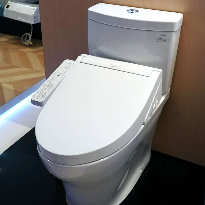 Bồn cầu TOTO CS769DRW16 2 khối nắp điện tử Washlet C2 TCF23410AAA 20 Bồn cầu TOTO CS769DRW16 2 khối - Hình 1