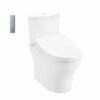 Bồn cầu TOTO CS838CDW12 2 khối nắp điện tử Washlet S7 TCF4911EZ giấu dây