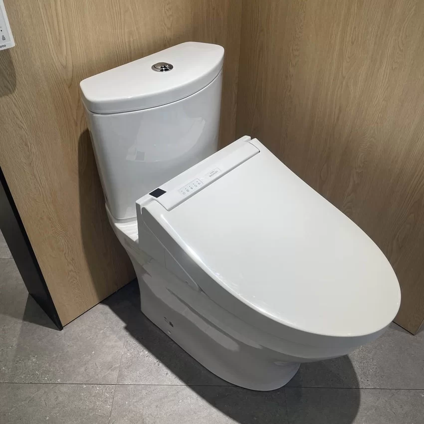 Bồn cầu TOTO CS838CDW15 SKU: CS838CDW15#XW Bồn cầu TOTO CS838CDW15 2 khối nắp điện tử Washlet C5 TCF24460AAA