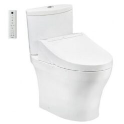Bồn cầu TOTO CS838CDW15 2 khối nắp điện tử Washlet C5 TCF24460AAA giấu dây