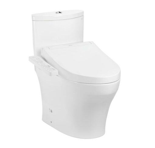 Bồn cầu TOTO CS838CDW17 2 khối nắp điện tử Washlet C2 TCF23460AAA giấu dây