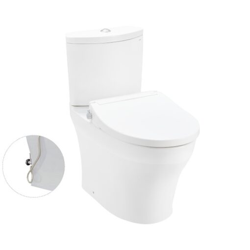 Bồn cầu TOTO CS838DE2 2 khối nắp rửa cơ TCW07S