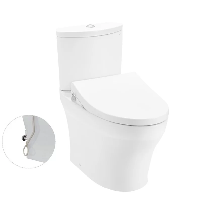 Bồn cầu TOTO CS838DE4 2 khối nắp rửa cơ TCW1211A 21 Bồn cầu TOTO CS838DE4 tại Hải Yến Home