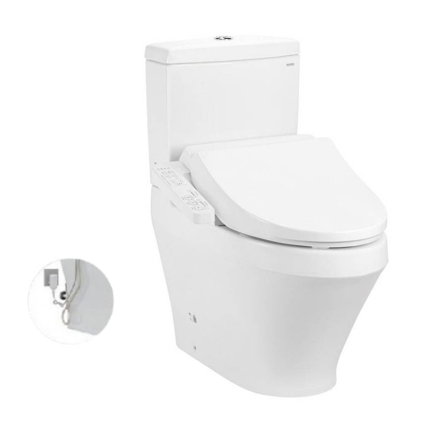Bồn cầu TOTO CS945PDW18 2 khối nắp điện tử TCF23710AAA Washlet C2 Bồn cầu TOTO CS945PDW18 2 khối nắp điện tử TCF23710AAA Washlet C2