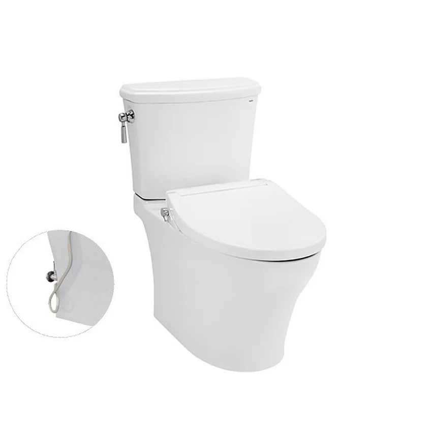 Bồn cầu TOTO CS986GE2 2 khối nắp rửa cơ TCW07S 23 Thiết kế tinh tế của bồn cầu TOTO CS986GE2