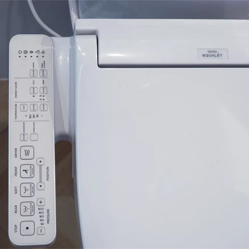 Bồn cầu TOTO CS986GW16 2 khối nắp điện tử Washlet C2 TCF23410AAA 20 Bồn cầu TOTO CS986GW16 nắp điện tử Washlet C2