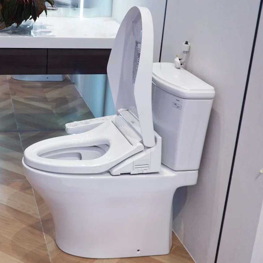 Bồn cầu TOTO CS986GW16 2 khối nắp điện tử Washlet C2 TCF23410AAA 22 Bồn cầu TOTO CS986GW16 tiết kiệm nước