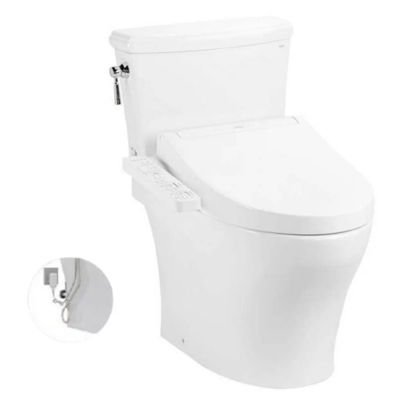 Bồn cầu TOTO CS986GW16 2 khối nắp điện tử Washlet C2 TCF23410AAA 10 Bồn cầu TOTO CS986GW16 2 khối nắp điện tử Washlet C2 TCF23410AAA