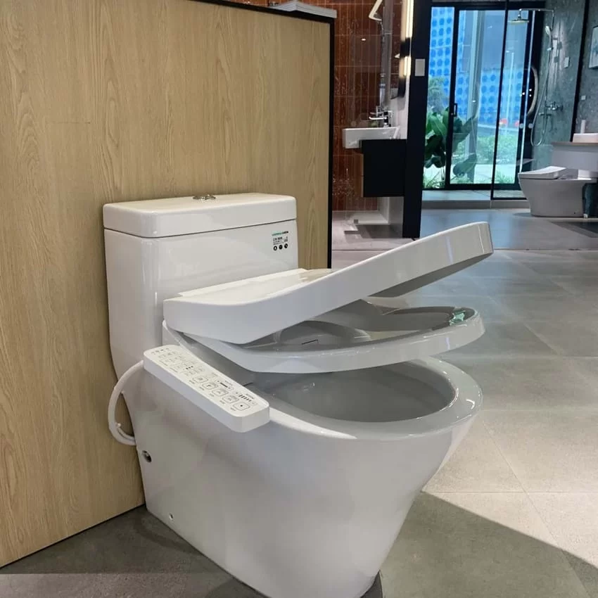 Bồn cầu TOTO CW166RB TCF33320GAA T53P100VR 1 khối nắp điện tử Washlet S2 8 Bồn cầu TOTO CW166RB TCF33320GAA T53P100VR 1 khối nắp điện tử Washlet S2