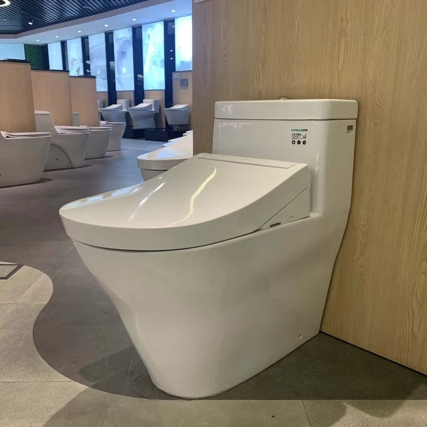 Bồn cầu TOTO CW166RB TCF33320GAA T53P100VR 1 khối nắp điện tử Washlet S2 9 Bồn cầu TOTO CW166RB TCF33320GAA T53P100VR 1 khối nắp điện tử Washlet S2