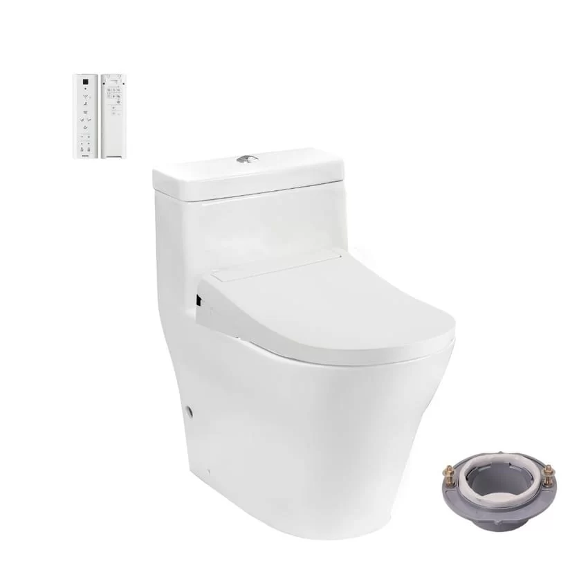 Bồn cầu TOTO CW166RB TCF34320GAA T53P100VR 1 khối nắp điện tử Washlet S5 8 Bồn cầu TOTO CW166RB