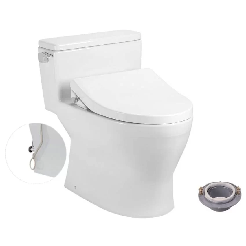 Bồn cầu TOTO MS188VKE4 T53P100VR 1 khối nắp rửa cơ TCW1211A 6 Bồn cầu TOTO MS188VKE4 T53P100VR 1 khối nắp rửa cơ TCW1211A