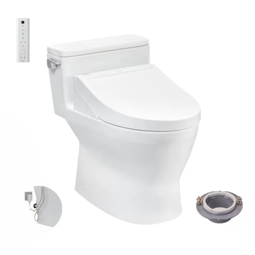 Bồn cầu TOTO MS188VKW14 T53P100VR 1 khối nắp điện tử Washlet C5 TCF24410AAA 10 Bồn cầu TOTO MS188VKW14 T53P100VR 1 khối nắp điện tử Washlet C5 TCF24410AAA