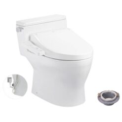 Bồn cầu TOTO MS188VKW16 T53P100VR 1 khối nắp điện tử Washlet C2 TCF23410AAA