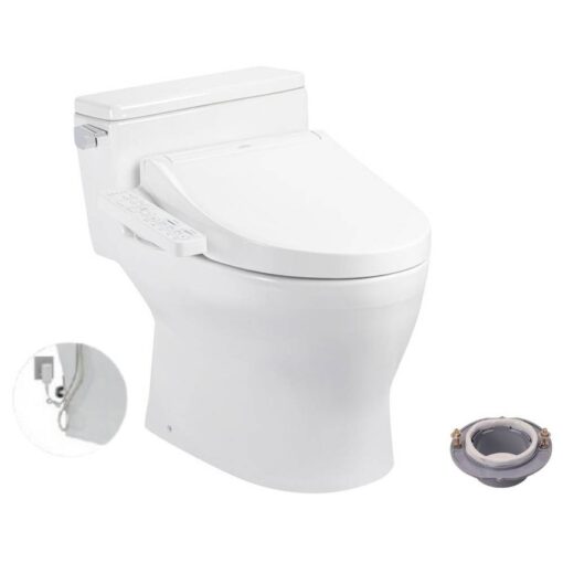 Bồn cầu TOTO MS188VKW16 T53P100VR 1 khối nắp điện tử Washlet C2 TCF23410AAA