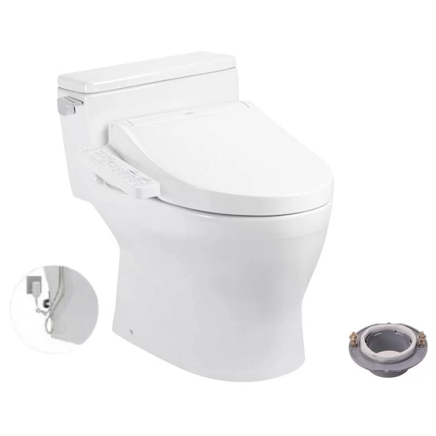 Bồn cầu TOTO MS188VKW16 T53P100VR 1 khối nắp điện tử Washlet C2 TCF23410AAA 8 Bồn cầu TOTO MS188VKW16 T53P100VR 1 khối nắp điện tử Washlet C2 TCF23410AAA