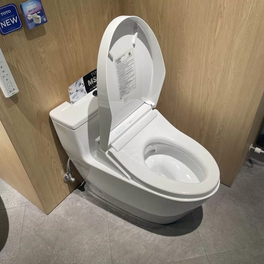 Bồn cầu TOTO MS625CDW15 1 khối nắp điện tử Washlet C5 TCF24460AAA giấu dây 7 Bồn cầu TOTO MS625CDW15 1 khối nắp điện tử Washlet C5 TCF24460AAA giấu dây