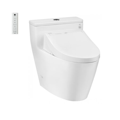 Bồn cầu TOTO MS625CDW15 1 khối nắp điện tử Washlet C5 TCF24460AAA giấu dây