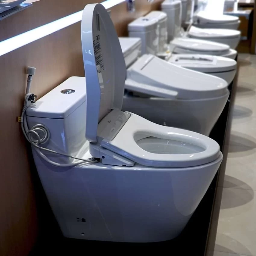 Bồn cầu TOTO MS625DW11 1 khối nắp điện tử Washlet S7 TCF4911Z 24 Thiết Kế Hiện Đại Bồn Cầu TOTO MS625DW11 1 Khối
