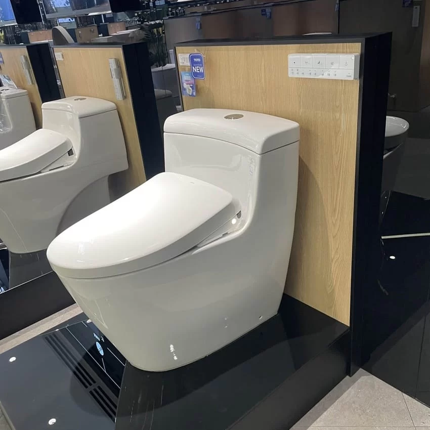Bồn cầu TOTO MS636CDRW23 1 khối nắp điện tử Washlet S7 TCF47360GAA giấu dây 14 Bồn cầu TOTO MS636CDRW23 1 khối