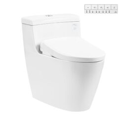 Bồn cầu TOTO MS636CDRW23 1 khối nắp điện tử Washlet S7 TCF47360GAA giấu dây