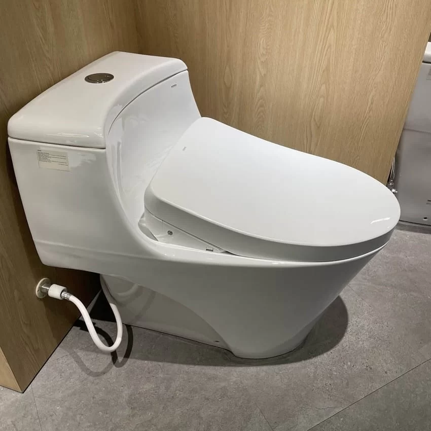 Bồn cầu TOTO MS823CDRW12 với nắp điện tử Washlet S7 Bồn cầu TOTO MS823CDRW12 với nắp điện tử Washlet S7