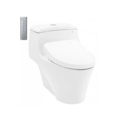Bồn cầu TOTO MS823CDRW12 1 khối nắp điện tử Washlet S7 TCF4911EZ giấu dây