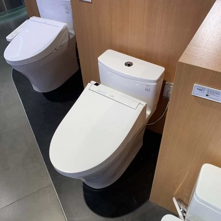 Thiết kế giấu dây của bồn cầu TOTO MS855CDW15 Bồn cầu TOTO MS855CDW15 giấu dây