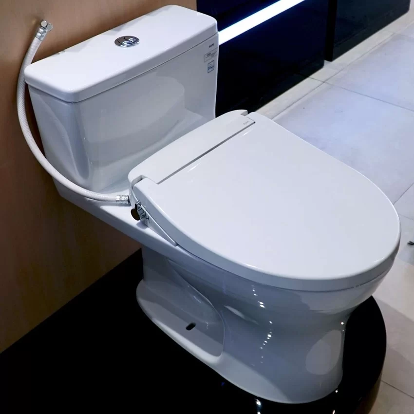 Bồn cầu TOTO MS855DE2 1 khối nắp rửa cơ TCW07S Hình 1 Bồn cầu TOTO MS855DE2 1 khối nắp rửa cơ TCW07S - Hình 1