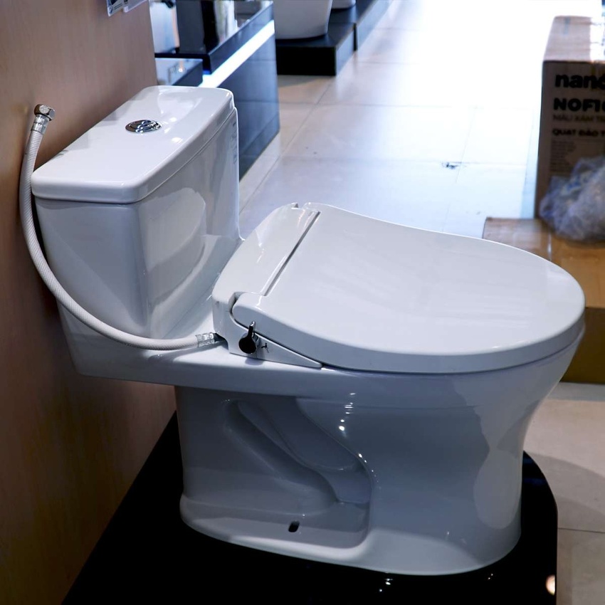 Bồn cầu TOTO MS855DE2 1 khối nắp rửa cơ TCW07S Hình 2 Bồn cầu TOTO MS855DE2 1 khối nắp rửa cơ TCW07S - Hình 2
