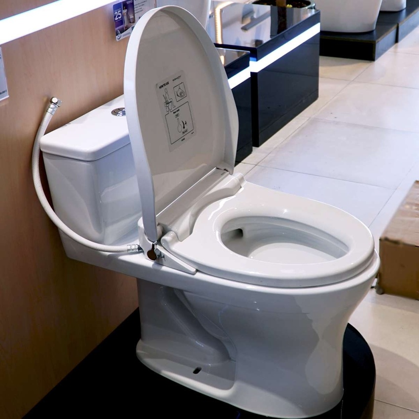 Bồn cầu TOTO MS855DE2 1 khối nắp rửa cơ TCW07S Hình 5 Bồn cầu TOTO MS855DE2 1 khối nắp rửa cơ TCW07S - Hình 5