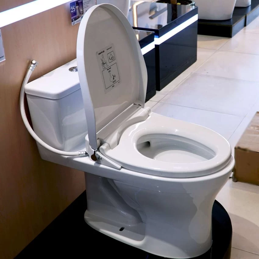 Bồn cầu TOTO MS855DE2 1 khối nắp rửa cơ TCW07S Hình 5 Bồn cầu TOTO MS855DE2 1 khối nắp rửa cơ TCW07S - Hình 5