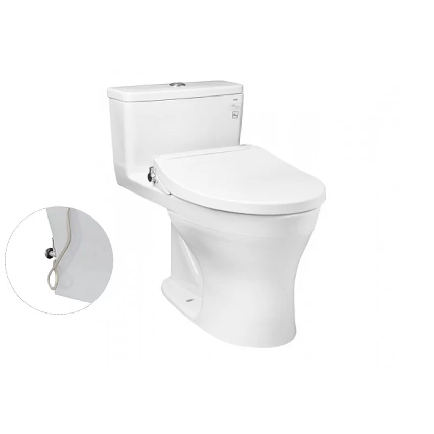 Bồn cầu TOTO MS855DE2 1 khối nắp rửa cơ TCW07S 10 Bồn cầu TOTO MS855DE2 1 khối nắp rửa cơ TCW07S