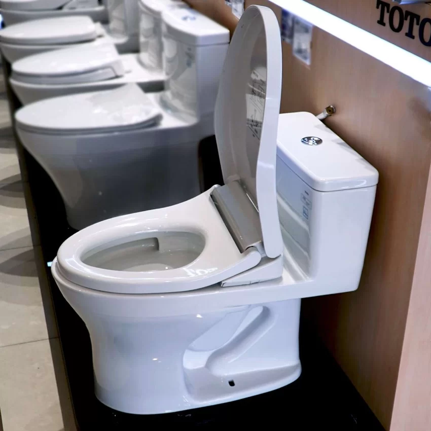 Bồn cầu TOTO MS855DE4 1 khối nắp rửa cơ TCW1211A 8 Bồn cầu TOTO MS855DE4 1 khối nắp rửa cơ TCW1211A