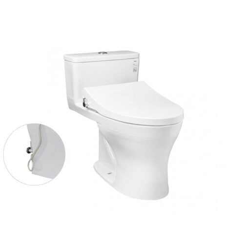 Bồn cầu TOTO MS855DE4 1 khối nắp rửa cơ TCW1211A