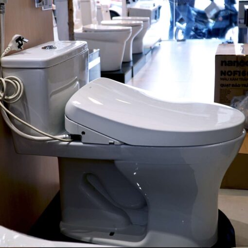 Bồn cầu TOTO MS855DW11 1 khối nắp điện tử Washlet S7 TCF4911Z