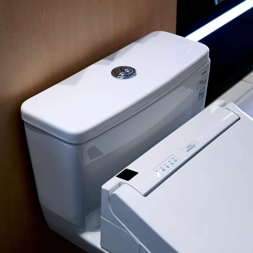 Ứng dụng Bồn cầu TOTO MS855DW14 Bồn cầu TOTO MS855DW14 trong không gian phòng tắm