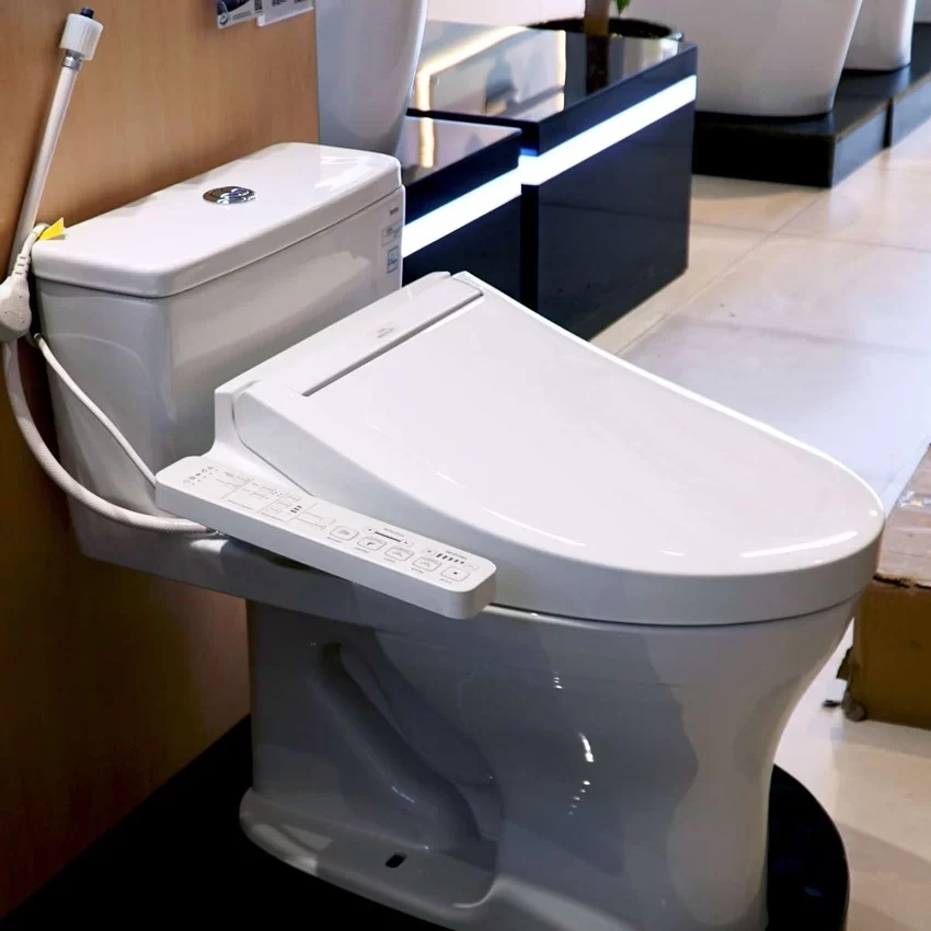 Bồn cầu TOTO MS855DW16 1 khối nắp điện tử Washlet C2 TCF23410AAA 20 Bồn cầu TOTO MS855DW16 1 Khối Nắp Điện Tử Washlet C2 TCF23410AAA