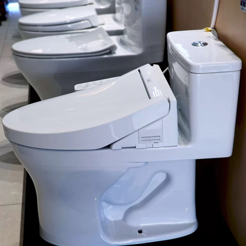 Bồn cầu TOTO MS855DW16 1 khối nắp điện tử Washlet C2 TCF23410AAA 21 Nắp điện tử Washlet của bồn cầu TOTO MS855DW16