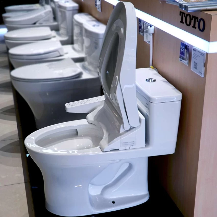 Bồn cầu TOTO MS855DW16 1 khối nắp điện tử Washlet C2 TCF23410AAA 24 Điểm nổi bật của bồn cầu TOTO MS855DW16