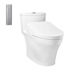 Bồn cầu TOTO MS885CDW12 1 khối nắp điện tử Washlet S7 TCF4911EZ giấu dây