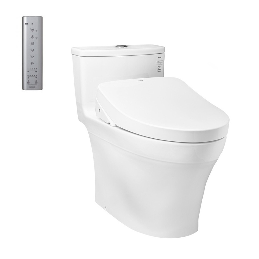 Bồn cầu TOTO MS885CDW12 nắp điện tử Washlet S7 Bồn cầu TOTO MS885CDW12 1 khối nắp điện tử Washlet S7