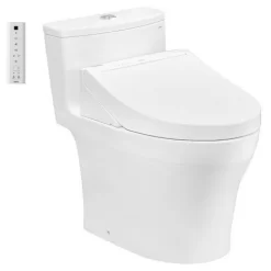 Bồn cầu TOTO MS885CDW15 1 khối nắp điện tử Washlet C5 TCF24460AAA giấu dây